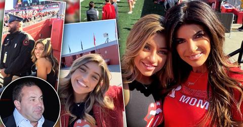 Teresa Giudice At Football Game With Gia Amid Joe Deportation