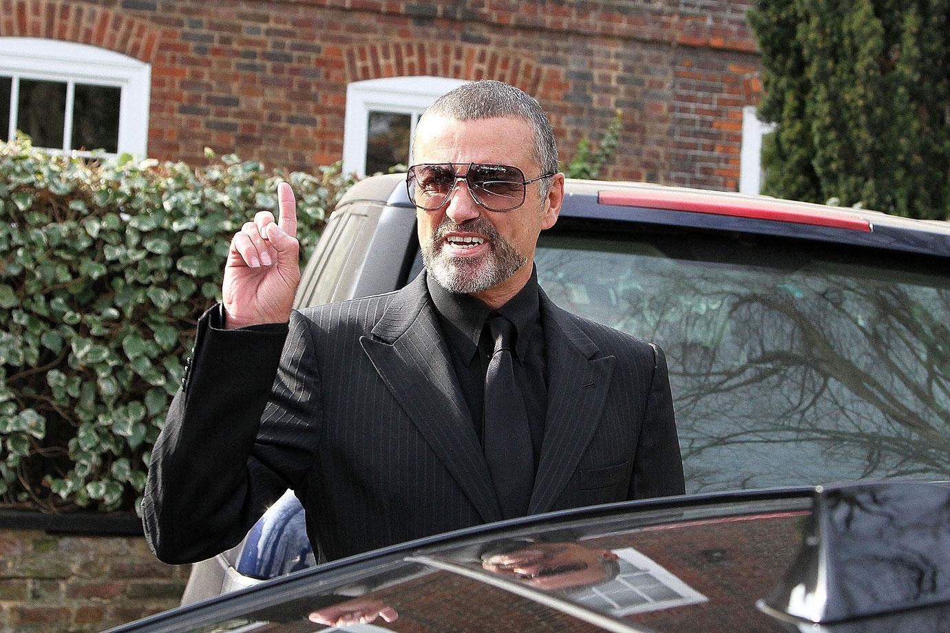 //george michael gravestone neglected tragic insult death