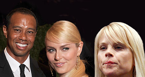 //tiger woods lindsay vonn elin nordegren square getty