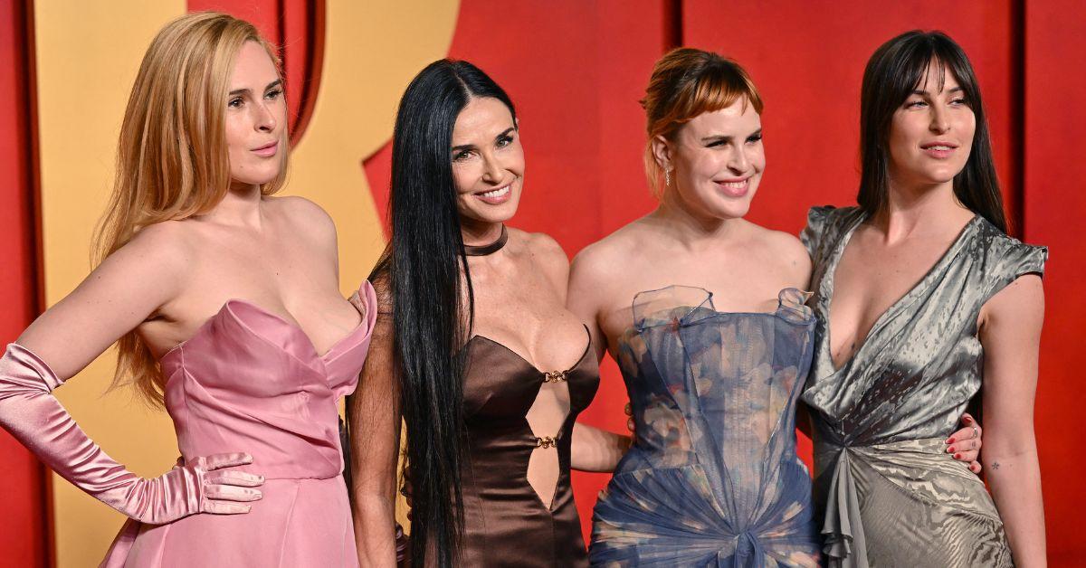 Demi Moore and her daughters with Bruce joined the family’s care decisions.