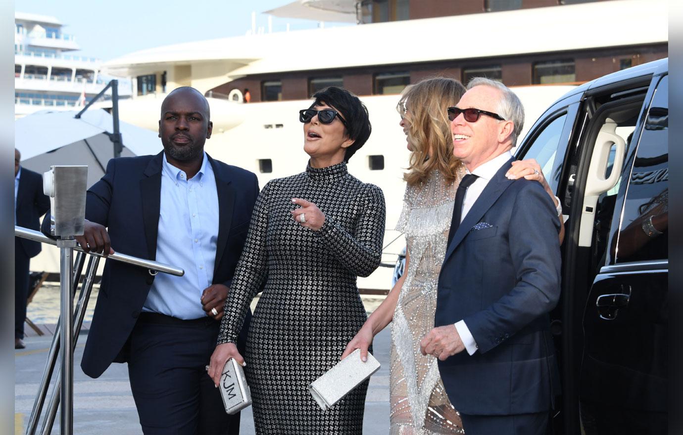 Kris Jenner And Corey Gamble Party In Monaco