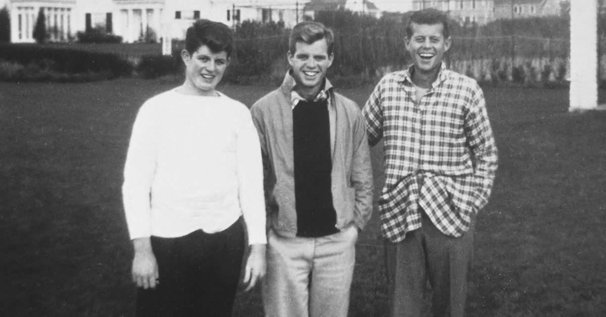 Photo of Ted, Bobby and John F. Kennedy