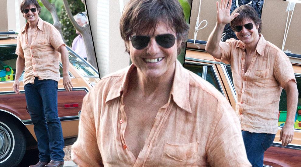Tom Cruise Missing Teeth On Mena Movie Set