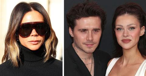 Photo of Victoria Beckham, Brooklyn Beckham and Nicola Peltz