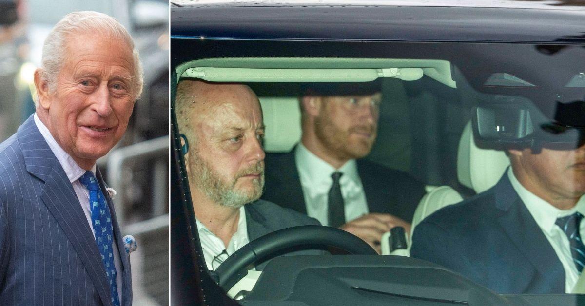 Photo of King Charles and Prince Harry