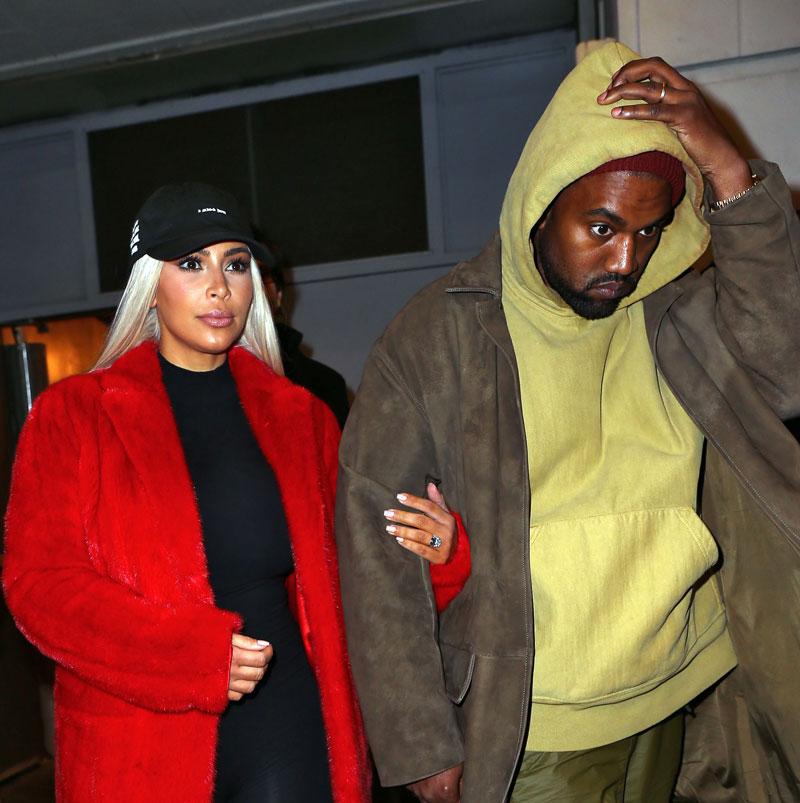 Kim Kardashian & Kanye West Photos -- Hamilton On Broadway In NYC