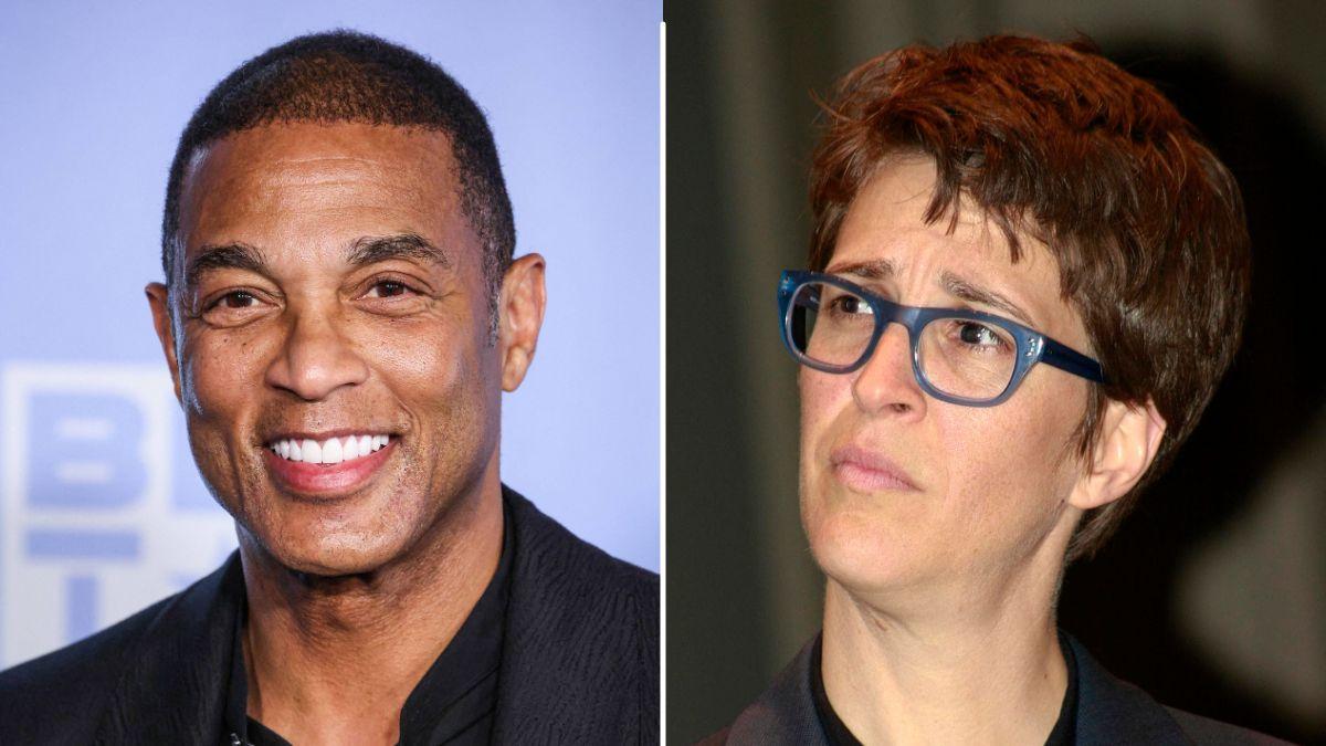 Don Lemon claimed Rachel Maddow cannot back CNN as he casts himself as a defender of the press.