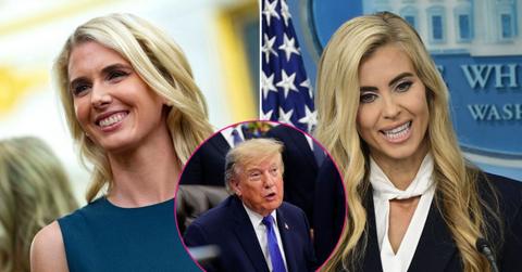 split image of Natalie Harp, Donald Trump, and Katie Zacharia