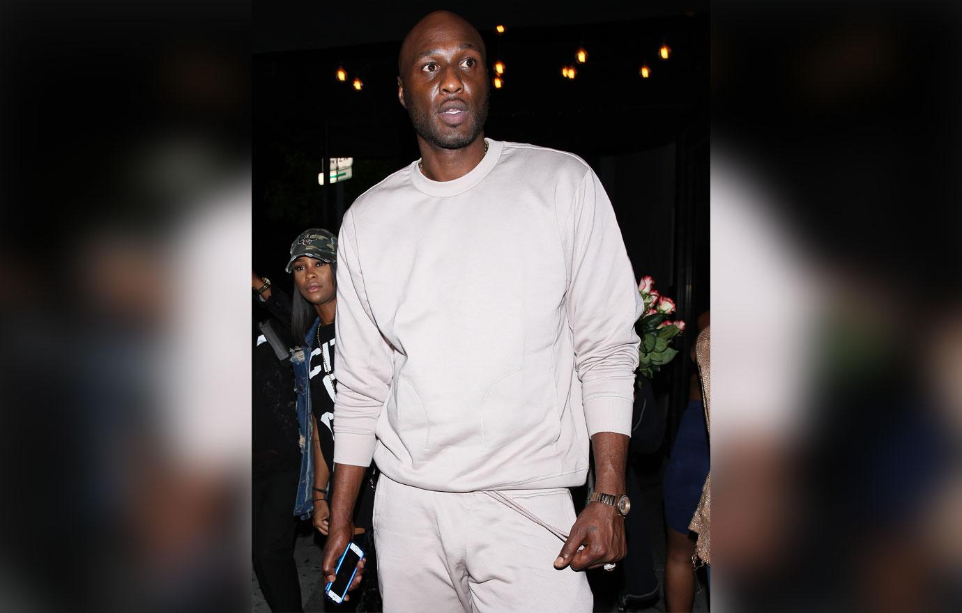 lamar odom exhaustion dehydration child support  liza morales r