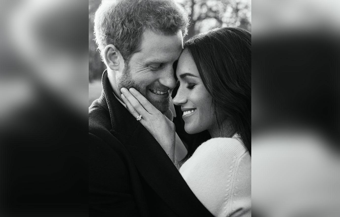 Prince Harry & Meghan Markle Pose For Engagement Photos Before Royal ...