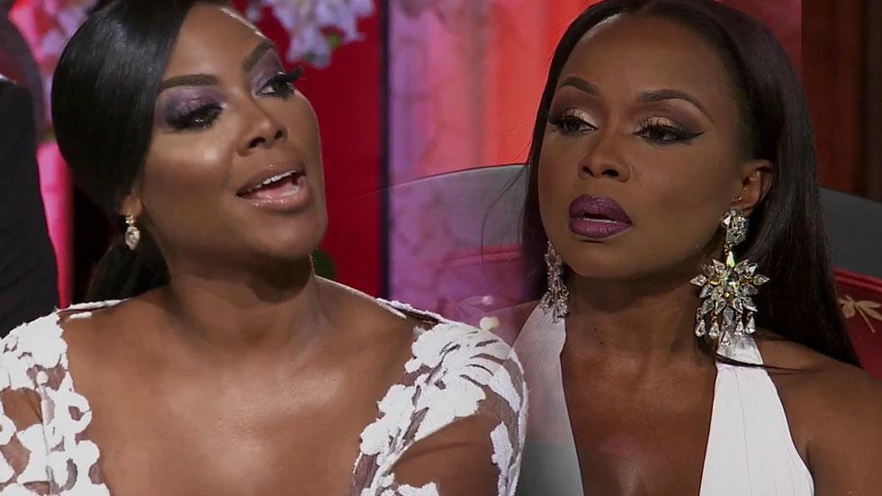 Shocking Accusation Kenya Moore Claims Phaedra Parks Got Boob Job