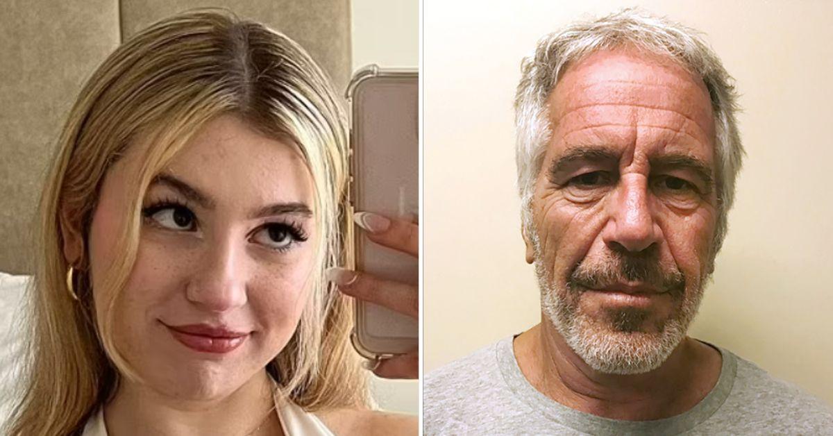 Composite photo of Laura and Jeffrey Epstein