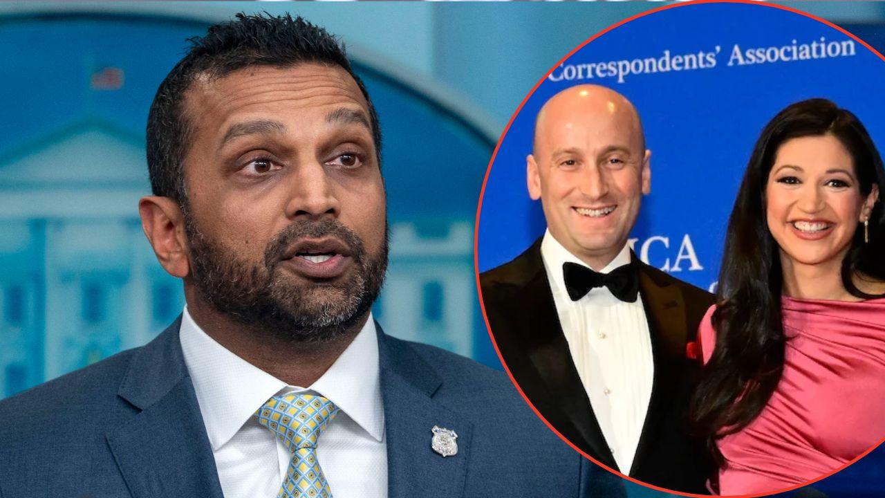 Photo of Kash Patel, Stephen Miller, Katie Miller