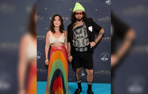 l r bethany c meyers and nico tortorella attend atlantis paradise island bahamas th anniversary bal de royale at atlantis paradise island on november in nassau bahamas