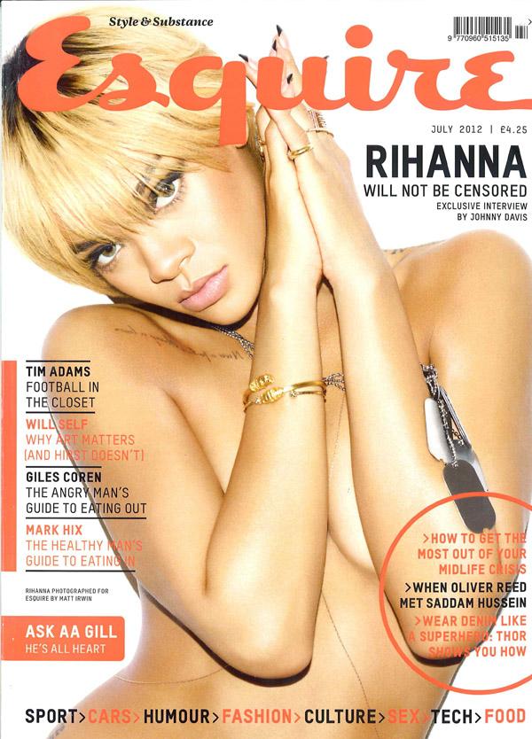 Rihanna Goes Topless