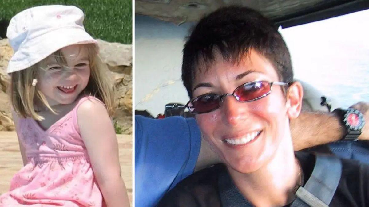 Photo of Madeleine McCann, Ghislaine Maxwell