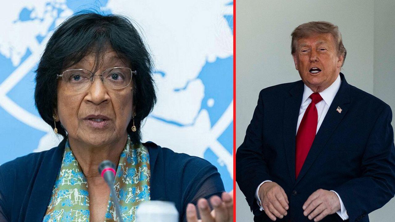 Image Of Donald Trump and Navi Pillay