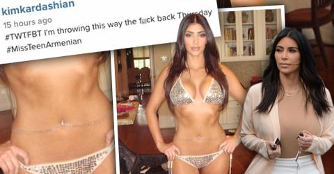Kim Kardashian Bikini Instagram Post
