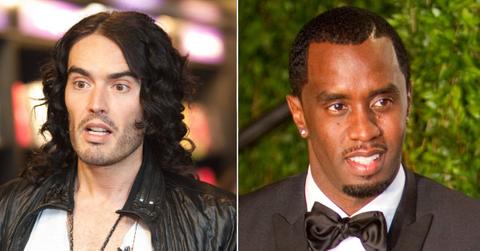 Composite photo of Russell Brand and Sean 'Diddy' Combs