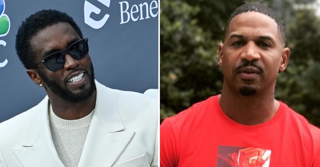 SPOTTED Diddy and Stevie J Look Tense on Golf Cart Ride