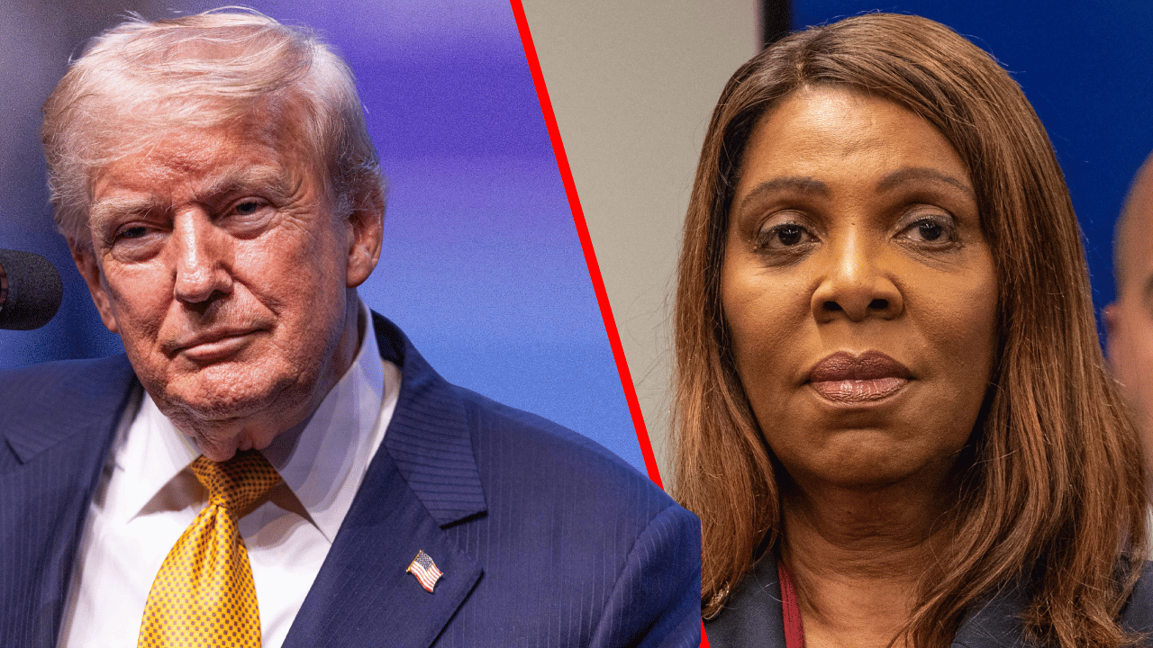President Donald Trump ,New York Attorney General Letitia James