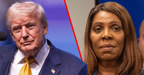 President Donald Trump ,New York Attorney General Letitia James