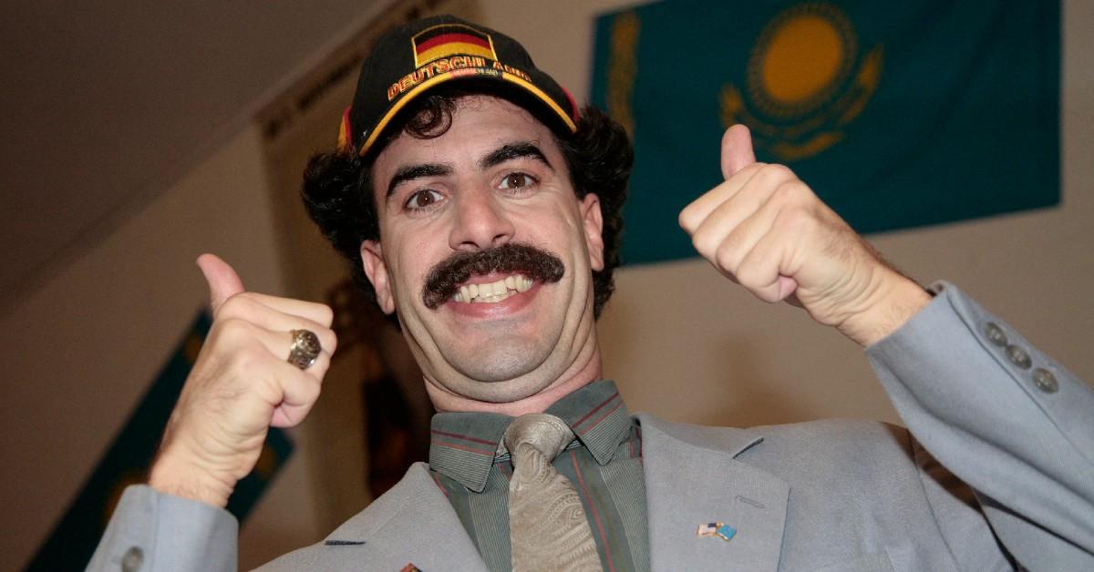 The funnyman is best known for his hilarious characters, including Borat.
