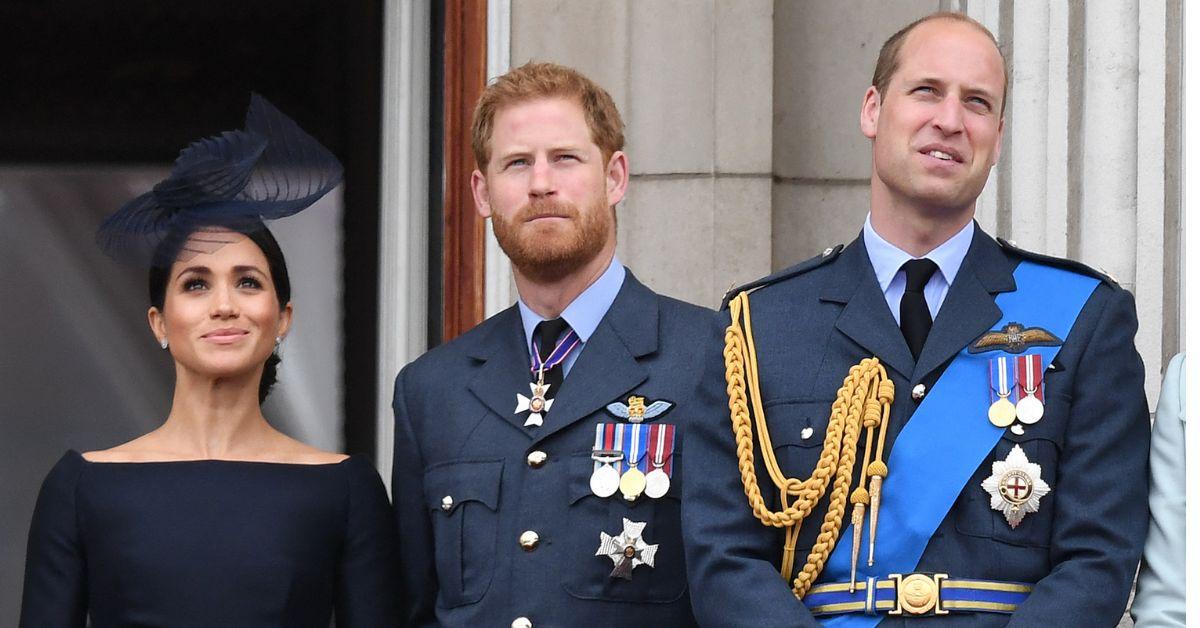 Photo of Princes William, Harry, Meghan Markle