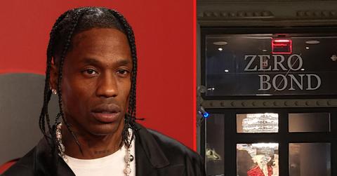 A photo of Travis Scott alongside a photo of Zero Bond