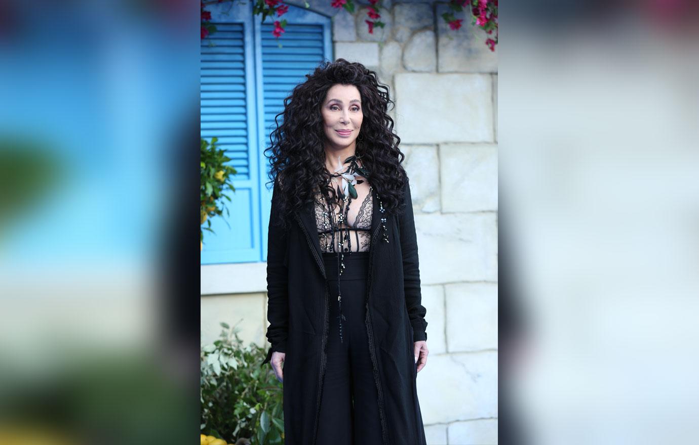 Mamma Mia Premiere Cher Sheer Top