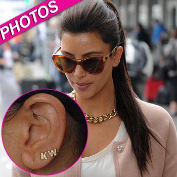 Kim on sale kardashian earring