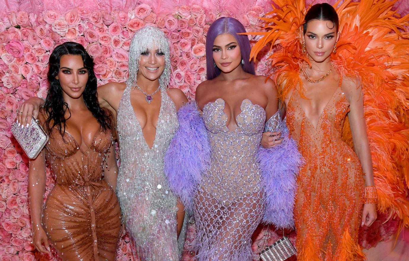 Kim Kardashian West, Jennifer Lopez, Kylie Jenner, and Kendall Jenner attended The 2019 Met Gala Celebrating Camp: Notes on Fashion at Metropolitan Museum of Art on May 06, 2019 in New York City.