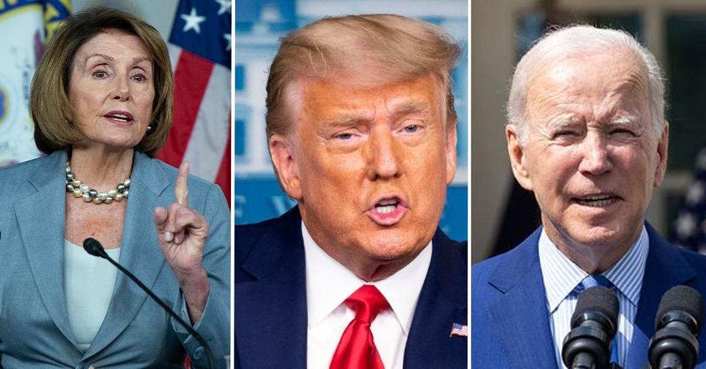 Donald Trump Calls Nancy Pelosi An 'Animal' & Joe Biden 'Cognitively ...