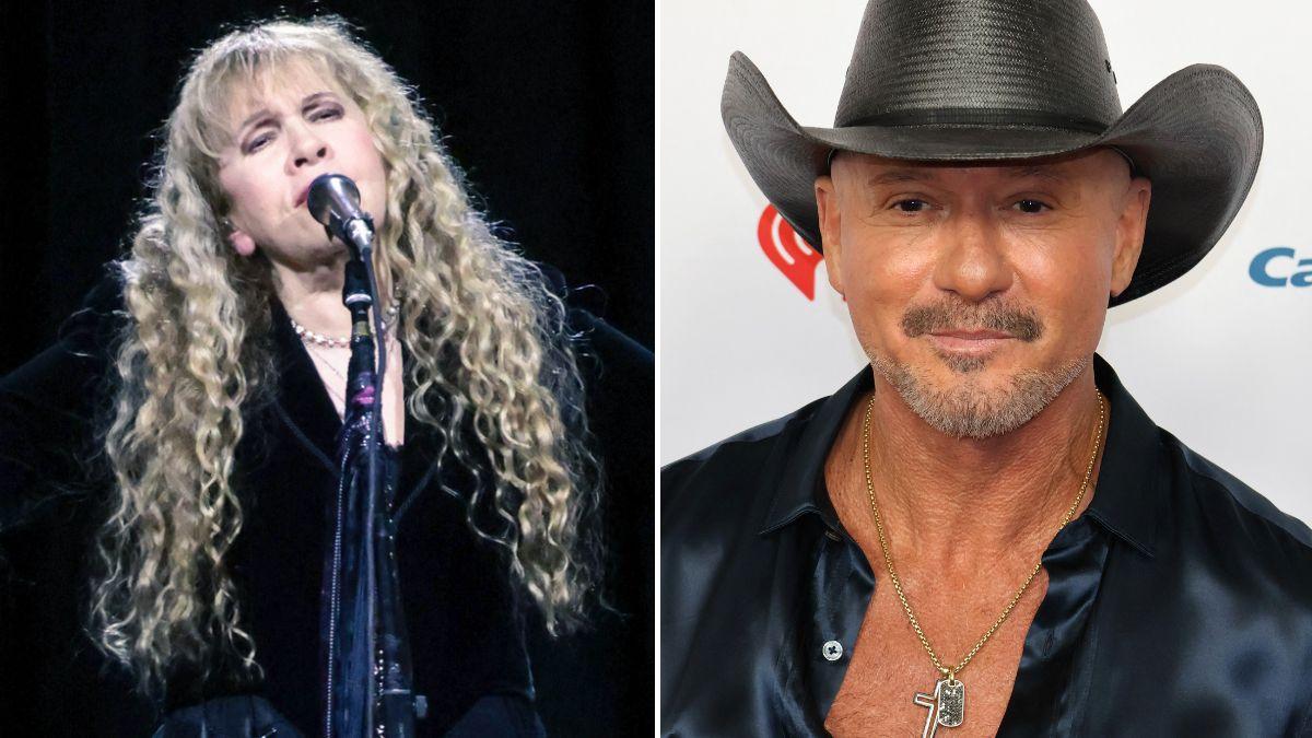 Photo of Stevie Nicks and Tim McGraw