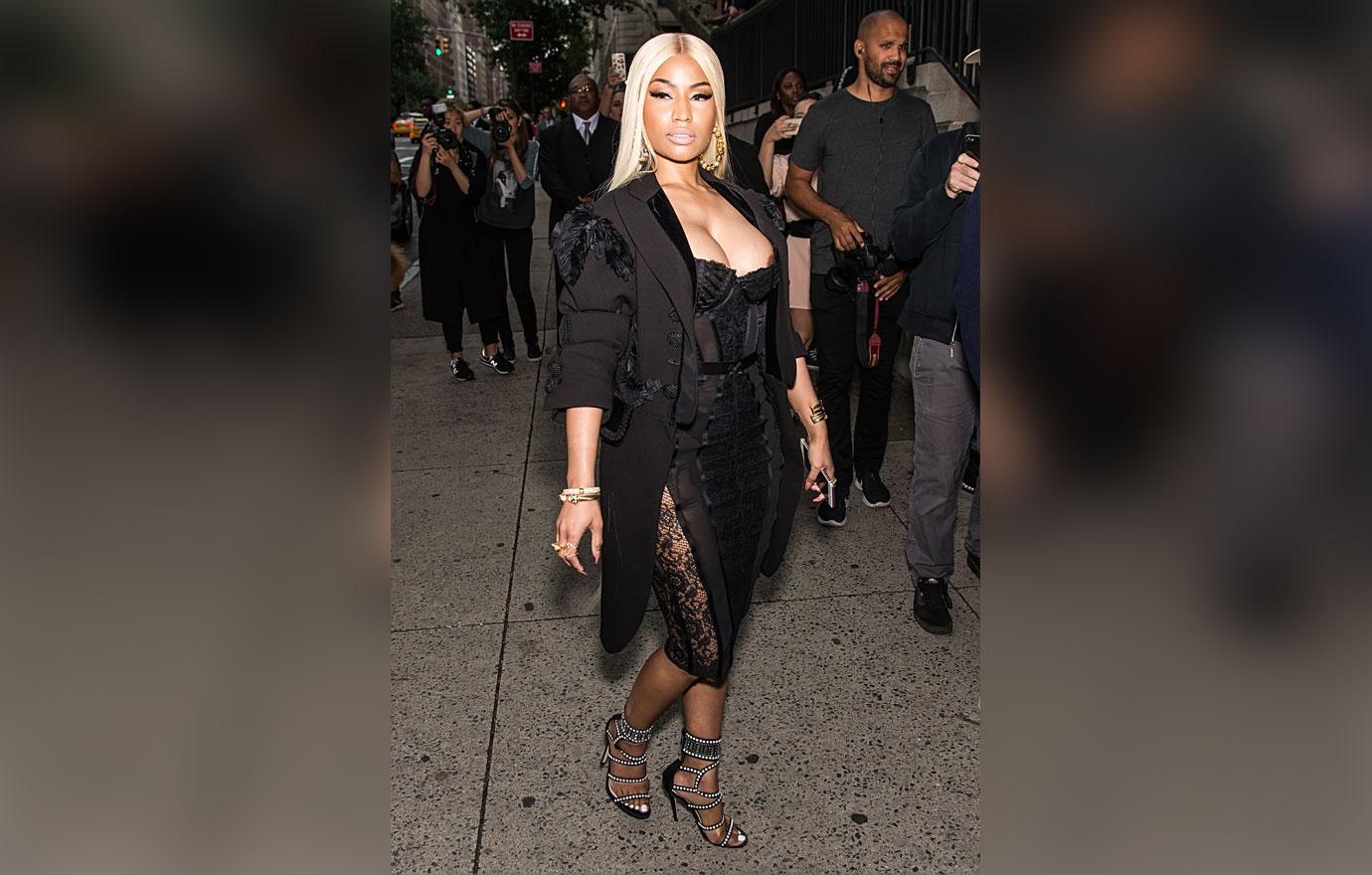 Nicki Minaj Nip Slip NYFW