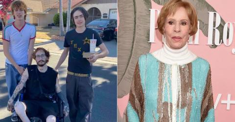 Photo of Carol Burnett and her grandson