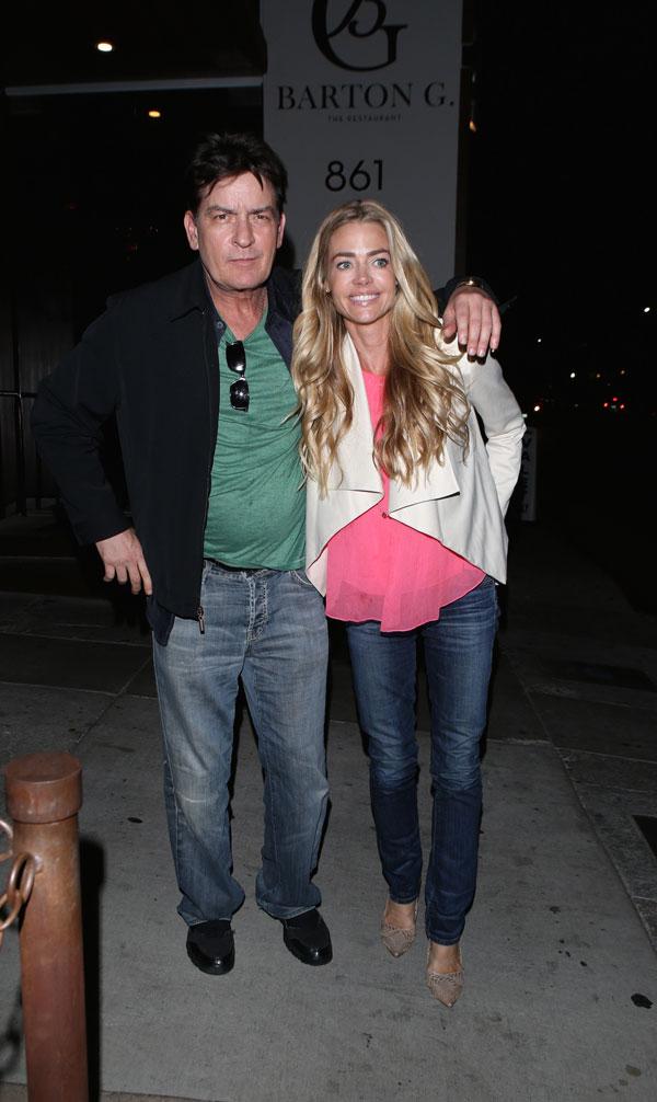 Charlie Sheen & Denise Richards Out In LA