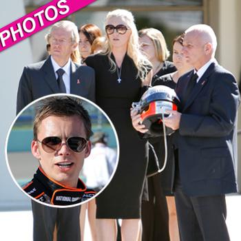 Dan Wheldon's Funeral Brings Out Celebs And Thousands Of Fans