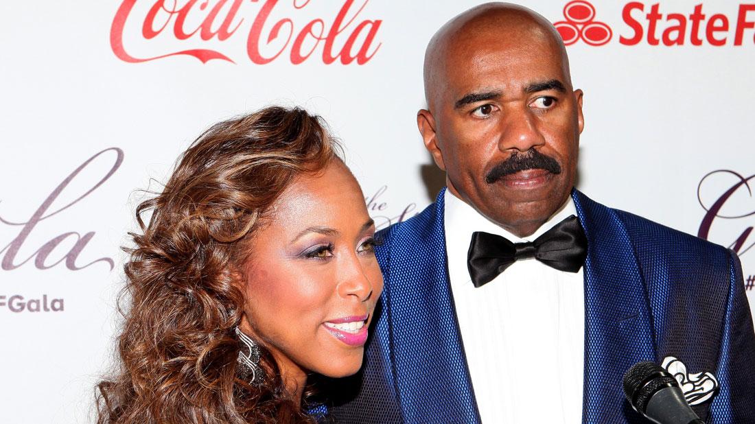 Steve Harvey's wife Marjorie SLAMS speculation that she cheated on the game  show host with their BODYGUARD - brushing off the rumors as 'lies and  foolishness