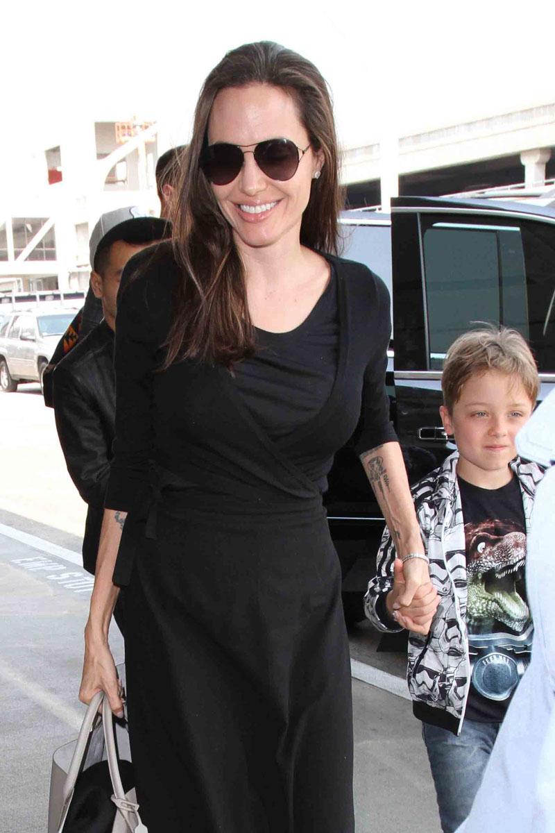 Angelina Jolie Scary Skinny Maddox Lax