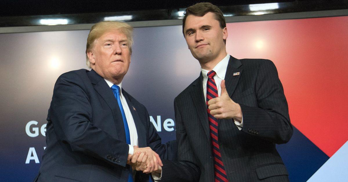 Photo of Donald Trump, Charlie Kirk