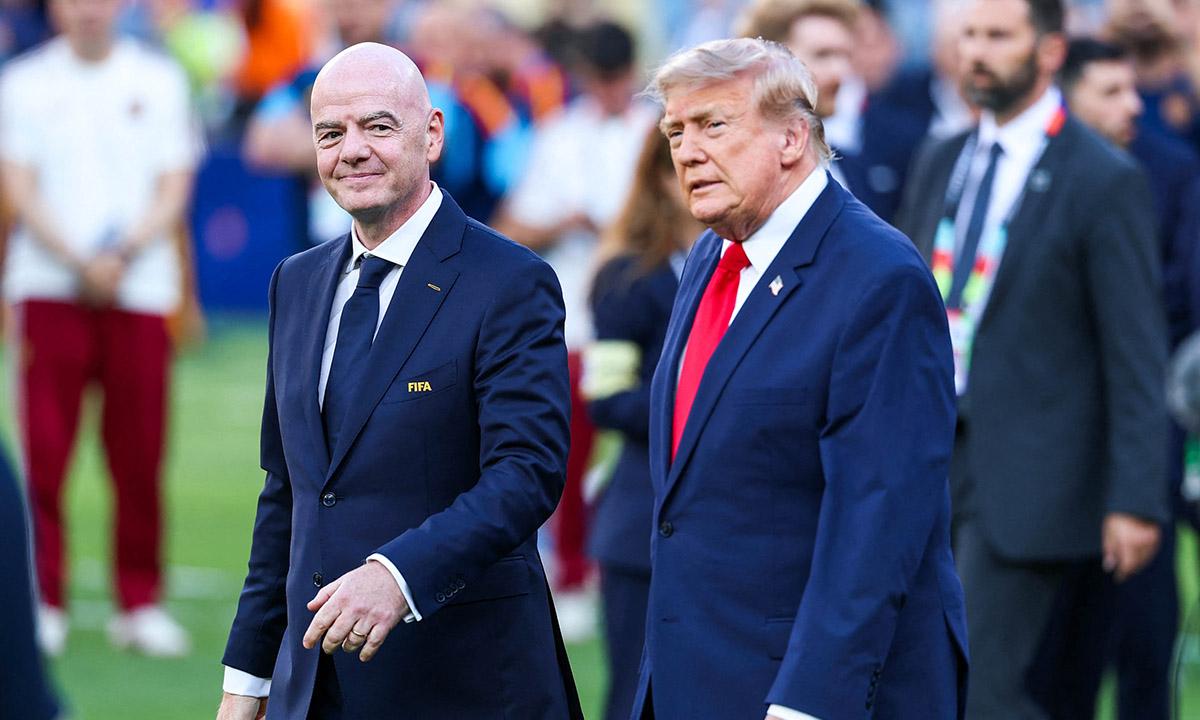 Photo of Gianni Infantino, Donald Trump