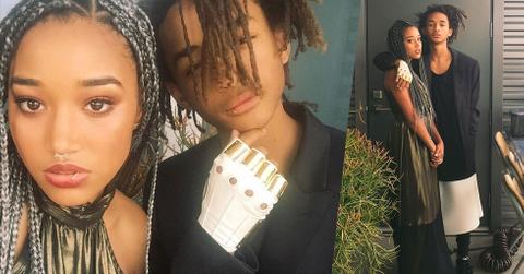 Jaden Smith Wears Dress to Prom With Hunger Games Star Amandla Stenberg
