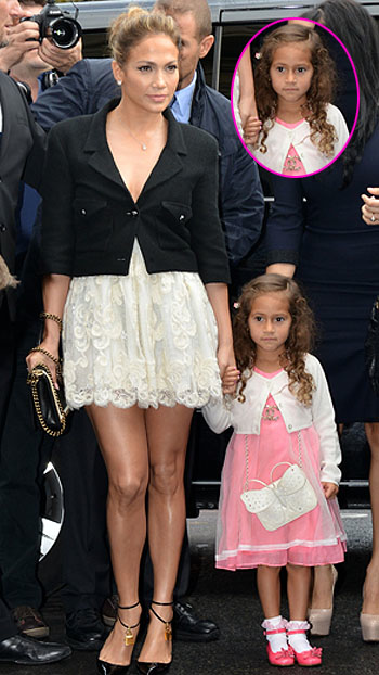 Toddler In Chanel! Jennifer Lopez's Daughter Emme, 4, Carries $2100 Purse  At Fashion Week