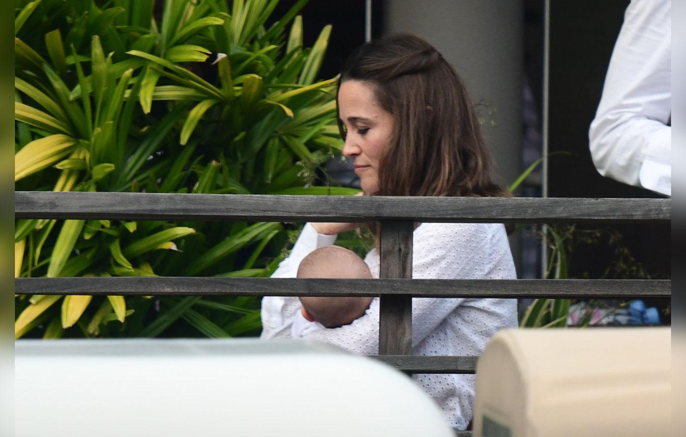 Pippa Middleton Shows Off New Baby Arthur In St Barths