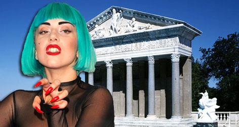 //lady gaga hearst castle
