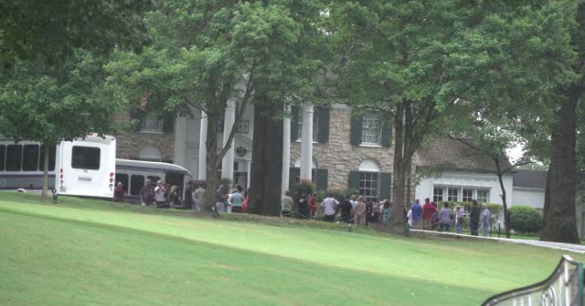 riley keough graceland parties rile priscilla guests trample elvis graves