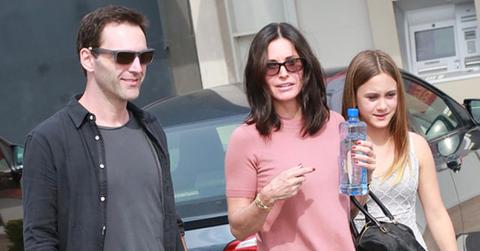 //courteney cox johnny mcdaid engagement reunite easter