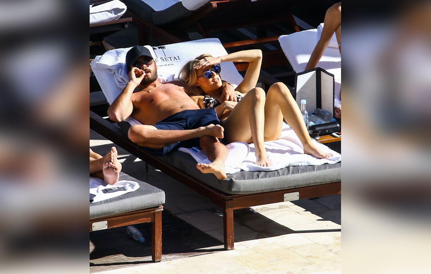 //scott disick cheating bikini girl smoking miami