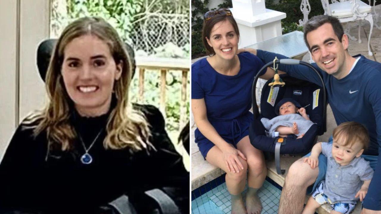 A photo of Kyle Kennedy alongside a photo of Kyle Kennedy and her family.